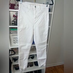 American Eagle Outfitters Women's White Skinny Jeans